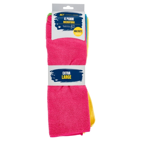 4 Panni Microfibra Extra Large Multiuso U! Confronta e Risparmia